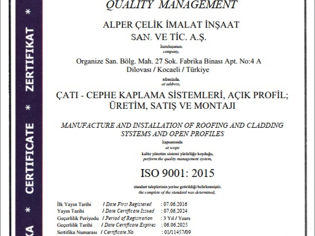 ISO <span>9001</span>